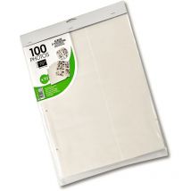 Recharge de 10 feuillets pochettes pour 100 photos 11,5x15 cm ou 10x15 cm, 20 pages, 100 photos 11,5x15, dimensions totales : 364x290x1 mm - marque