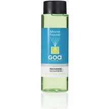 Recharge menthe froissée 250 ml – Bougie – Matières : Plastique, Hauteur : 17 cm, Quantité par pack – GOA