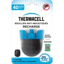 Thermacell - Recharge Piège Anti Moustiques & Moustiques Tigre - 40h - Pour Bouclier 29m² - Inodore THE55RECHARG40