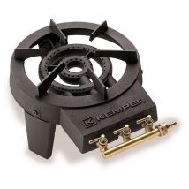 Tooltek - Réchaud Traiteur gaz Fonte 8,6 kW 3 Pieds 3 Robinets laiton kemper