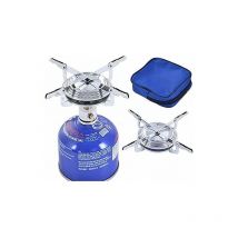 Basetbl - Réchaud de camping, Réchaud à gaz Portable Cuisinière à Gaz pour le camping, les festivals ou les randonnées