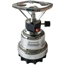 Camper Gaz - Rechaud gaz piezo 1000W Coque inox Rechaud camping pour cartouche gaz 190g