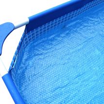 Tonchean - Rechteckige Bubble-poolabdeckung 220 Cm X 150 Cm - Blau