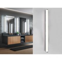 LED Badezimmer Wandleuchte FABIO in Chrom - Spiegelleuchte, Breite 120cm