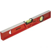 Rechteckige Wasserwaage mit doppelter Sohle 2 Libellen Metrica 31085