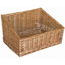 Okaffarefatto - Rechteckiger Brotkorb aus Weidengeflecht, 50 x 37 h 20 cm