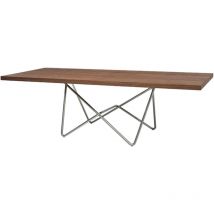 Rechteckiger Esstisch Henry 180 – 180 cm x 90 cm x 76 cm – Suarholz – Platz für 8 Personen – Modernes Design
