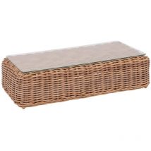 Hesperide - Rechteckiger Garten-Beistelltisch Savinia Tahi - 126 x 64 x 33 cm - Hespéride