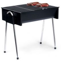 Progarden - Rechteckiger Grill auf hohen Beinen, 48 cm