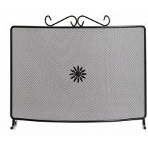 DFL - Rechteckiger Kaminschirm aus Schmiedeeisen 'Made in Italy' Funkenschutz -60 x h 60 cm