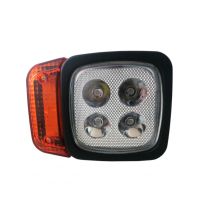 Rechter Led-scheinwerfer Mit Blinker, Geeignet Für Traktor, Mähdrescher, Bagger, Schneepflug Usw. - 4 Dioden, 12 W, 1000 Lm