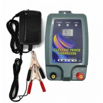 Nvees - Recinto Elettrico per Bestiame, Animali, Elettrificatore per Recinti, Alta Potenza, 3 Modalità di Alimentazione per Allevamento di Pollame