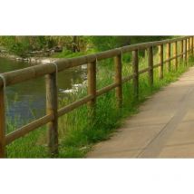 Esterni Da Vivere - Recinzione con 1 Foro e 1 Incavo