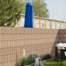 Casa.pro - Recinzione Frangivista in Canna per Giardino Balcone Terrazza LxA 300 x 150 cm Divisorio in Effetto Naturale Frangivento Protezione Privacy