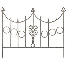 Recinzione in ferro a forma di cuore 90 x 73 cm