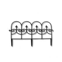 Recinzione per aiuole in resina nera fioriera Antique cm 60X33 h