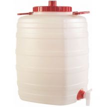 Récipient alimentaire en polyéthylène avec évent et tap 50 lt.