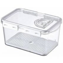 Récipient de stockage transparent de 5,5 l, avec couvercle.
