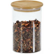 Récipient en verre avec couvercle en bambou, 800 ml Kesper
