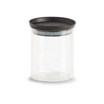 Zeller - Récipient en verre avec couvercle en plastique, 650 ml