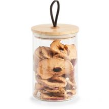 Zeller - Récipient en verre avec couvercle et poignée, 1100 ml