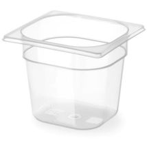 Récipient gastronomique en polypropylène gn 1/6 hauteur 100 mm Hendi 880425