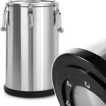 Récipient thermique, thermos en acier, pour le transport des aliments, 35L - Hendi 710302