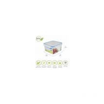 Récipient hermétique carré en plastique 700 ml. 13x13x7 (h) cm.