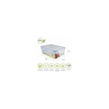 Récipient hermétique rectangulaire en plastique 1 500 ml. 22x15x7,5 (H) cm.