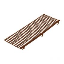 Protektor - Recogedor de hojas L.100-150mm L.1m marrón (Por 30)