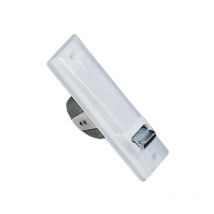 Recogedor embutir plástico grande blanco 06001001 Gaviota Simbac