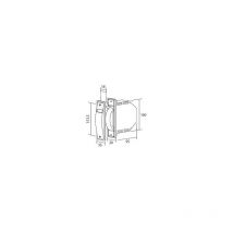 Recogedor Persiana 18Mm Universal Plastico Blanco Gaviota