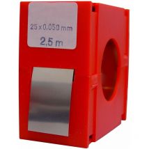 Kalbsband. Edelstahl, 2500x25x0,25 Datensatz 463250