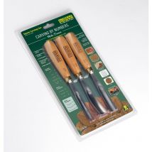 Power 50004 3 Piece Carving by Numbers Spoon Carving Tool Set - Record