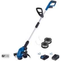Scheppach - Recortabordes 20V 2 baterias 2.0Ah + cargador ixes c-lt300-x