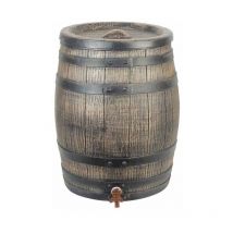 Nature - Récupérateur d'eau barrique 50 litres, Socle Sans socle