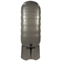 Nature - Récupérateur d'eau de pluie colonne 250 litres, Couleur Beige, Socle Sans socle
