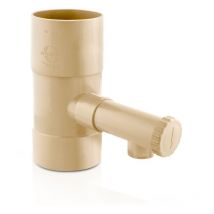 Collecteur récupérateur d'eau de pluie sable pour tuyau Ø80 Fitt Sable - pvc
