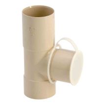 Girpi - Collecteur d'eau de pluie pvc Ø80mm - sable - dév.25cm