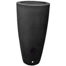 Pot conique récupérateur d'eau de pluie aérien 200l
