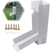 Récupérateur Eau Pluie Acier Inoxydable, Récupérateur d'eau de Pluie pour Conduits Circulaire, Récupérateur d'eau pour Descente de Gouttière Pas de