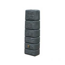 FP - Récupérateur d'eau mural 300 litres slim stone - granit