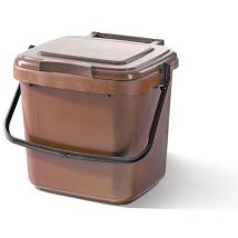 Original Organics - Recycled Plastic 7ltr kitchen brown kitchen caddy