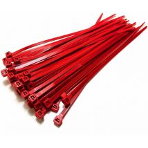 Red Cable Ties Zip Straps 4.8mmx200mm x50 - Red