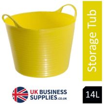 Red Gorilla Flexi Tub Yellow 14L
