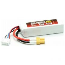Modellbau-Akkupack (LiPo) 11.1 v 400 mAh Softcase XT30 - Red Power