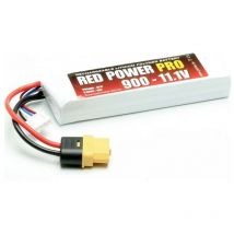 Modellbau-Akkupack (LiPo) 11.1 v 900 mAh 60 c Softcase XT60 - Red Power