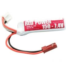 Modellbau-Akkupack (LiPo) 7.4 v 150 mAh Softcase jst - Red Power