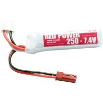 Modellbau-Akkupack (LiPo) 7.4 v 250 mAh Softcase jst - Red Power
