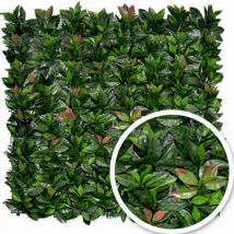 Atout Loisir - Feuillage artificiel photinia 1m x 1m, Long 12 m